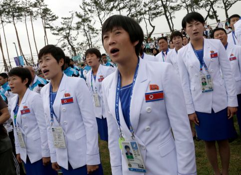 North Korea struts in style on world sports stage North Korea struts in style on world sports stage
